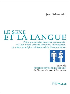 cover image of Le Sexe et la Langue